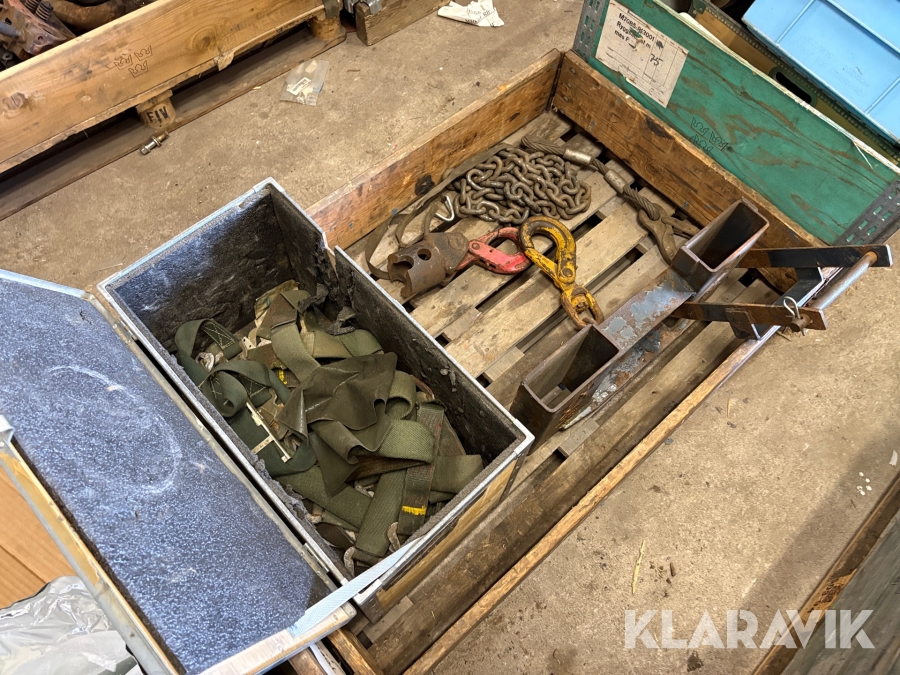 Lyftkrok för gafflar, lyftkrok m.m. 1st pall