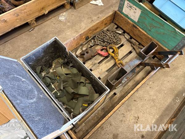 Lyftkrok för gafflar, lyftkrok m.m. 1st pall