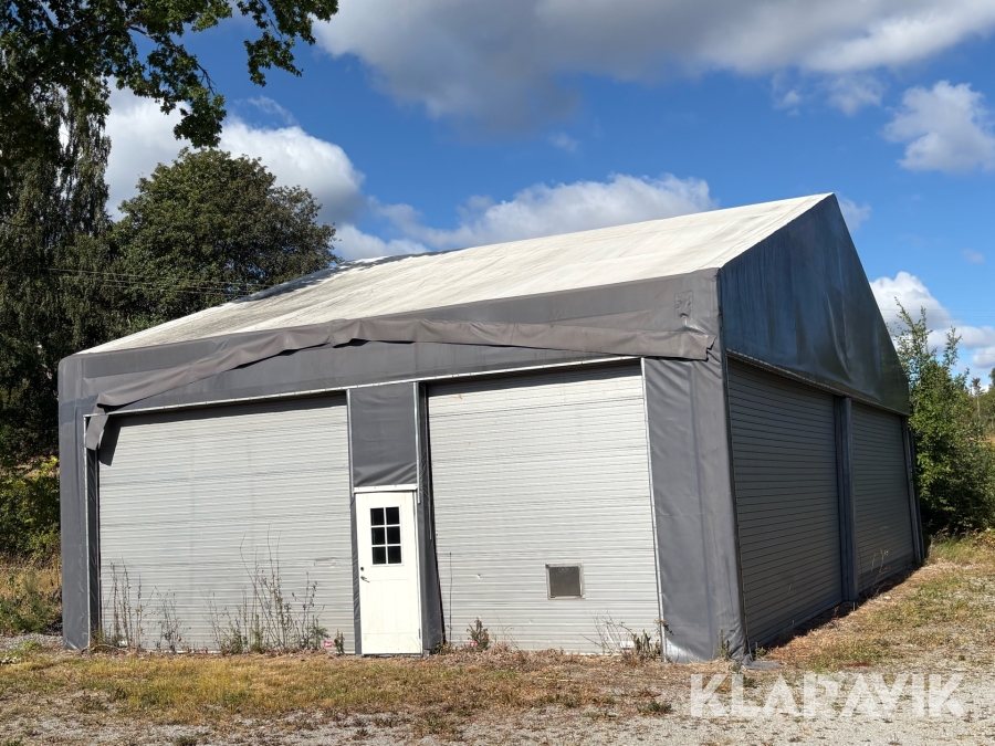 Tälthall O.B.Wiik 10x16m med 4st elportar