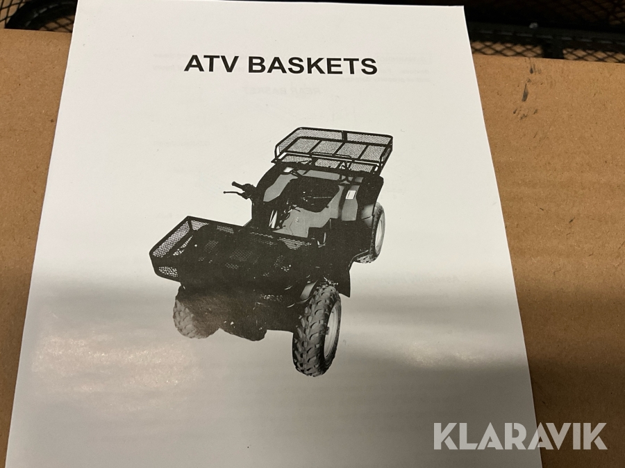 Lastkorgar Kellfri till ATV