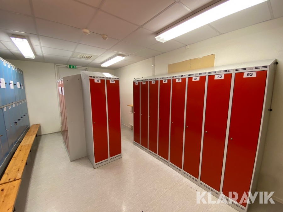 Klädskåp  till omklädningsrum  