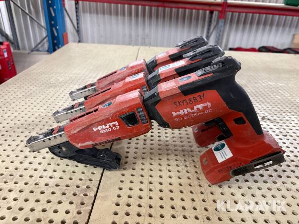 Gipsskruvdragare Hilti SD 5000 -A22 3st
