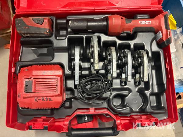 Pressverktyg Hilti NPR 19A M käftar ink batteri och laddare