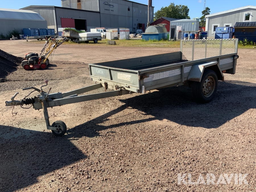 Personbilssläp Reko Trailer 1000 ST med tipp