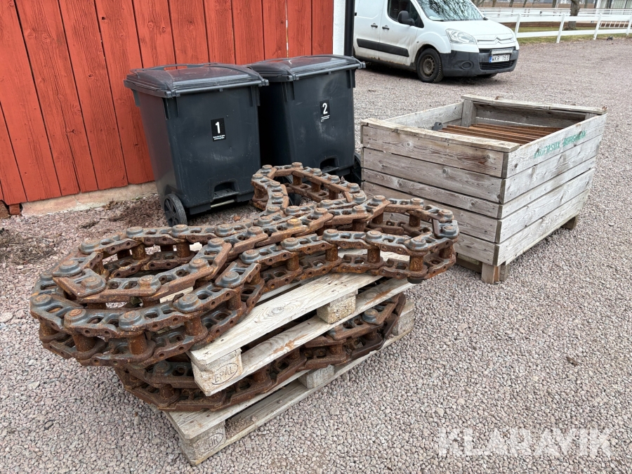 Kedjor till grävmaskin