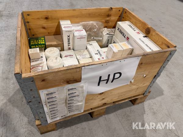 Bränslefilter, hydrauloljefilter & luftfilter Terex ca 40 st