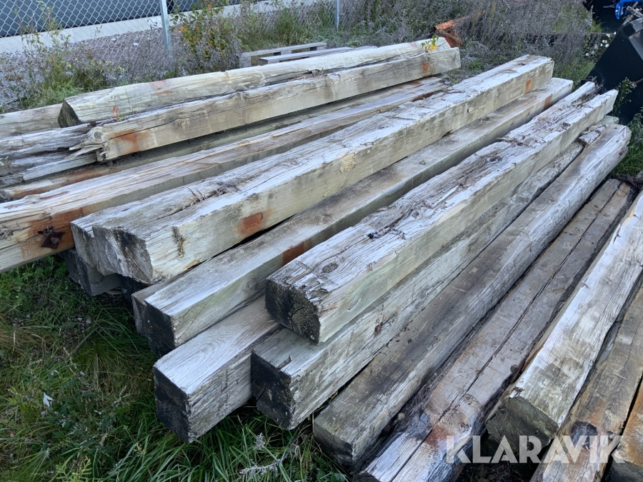 Träslipers ca 35 st