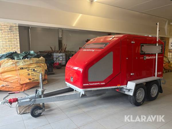 Mobilt värmeverk Heatwork HW3600 med isoleringsmattor