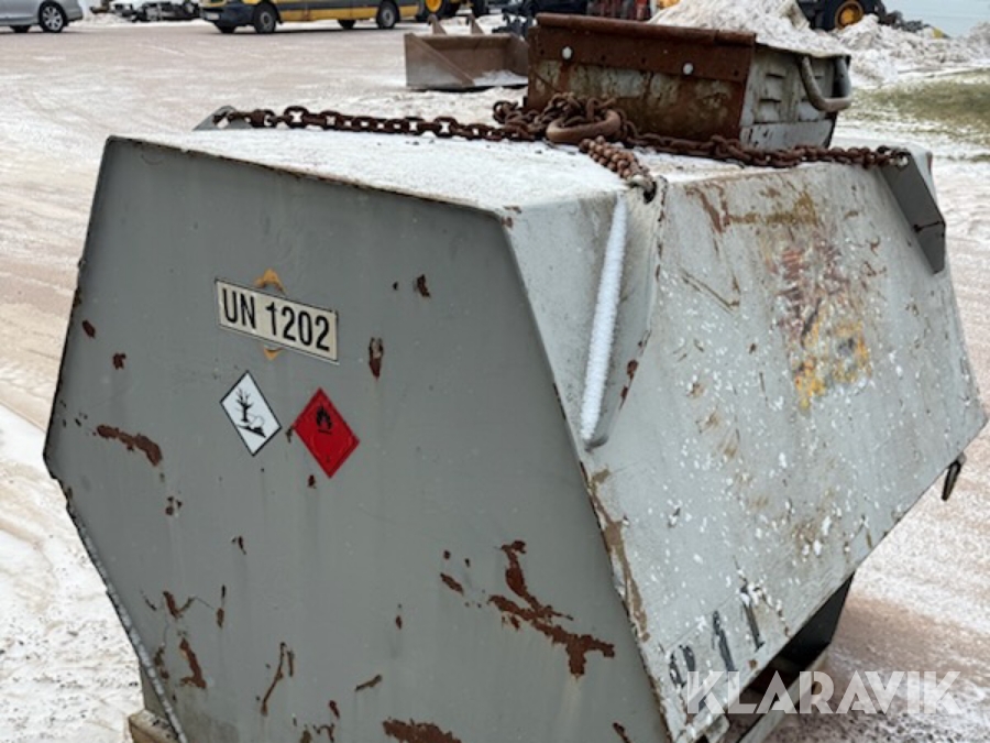 Dieseltank TJM DUMPER 1,5m3