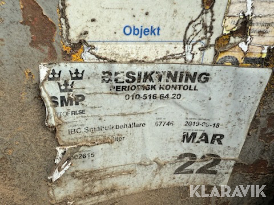 Dieseltank TJM DUMPER 1,5m3