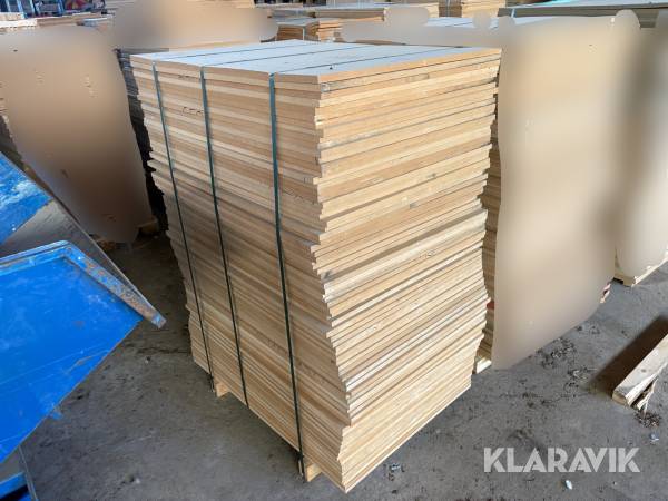MDF-skivor 1000x750x20mm 1st pall
