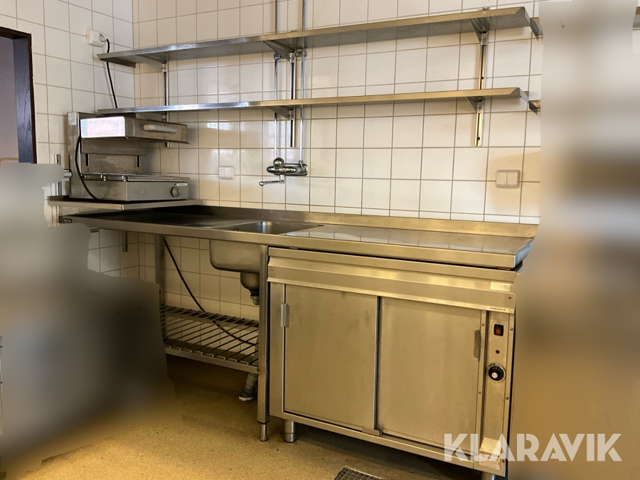 Värmeskåp Salamander Diskbänk och hyllor Gastro Teknk/Electrolux D1605