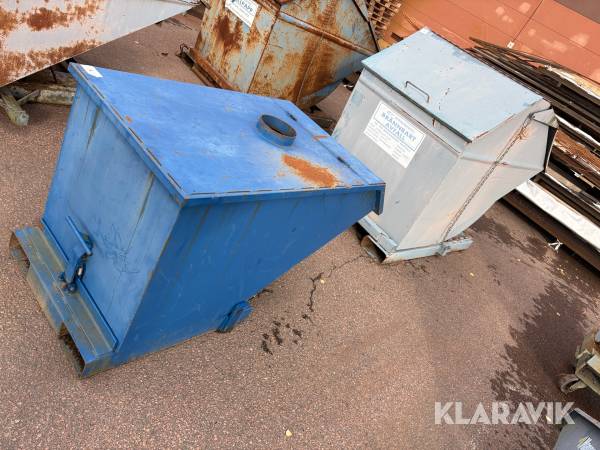 Tippcontainer 2 st