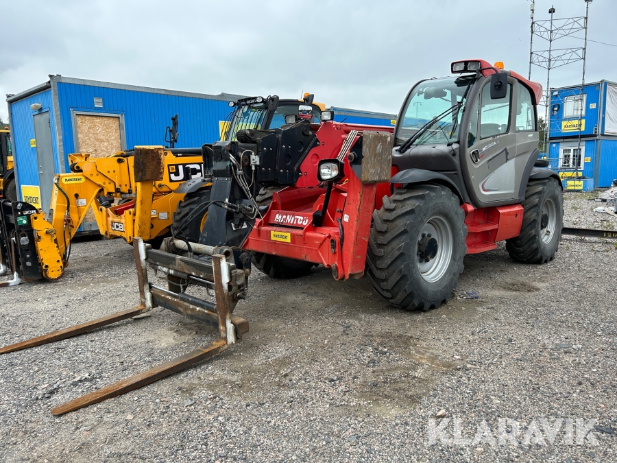 Teleskoptruck Manitou MT 1840 med hydrauliska pallgafflar