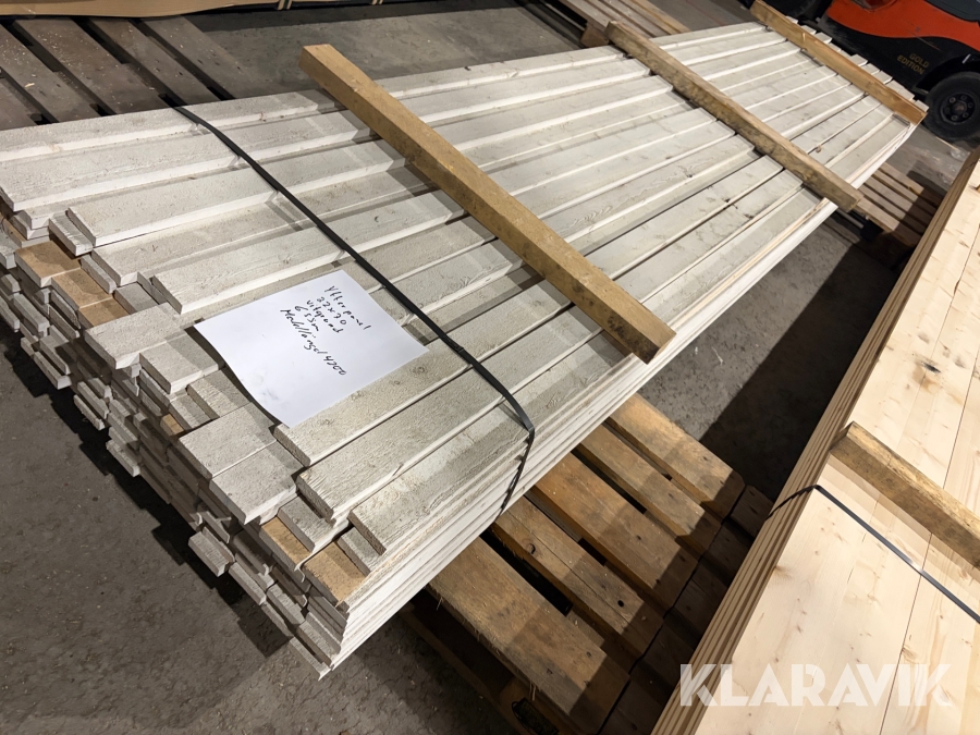 Ytterpanel 22x70 Vitgrund