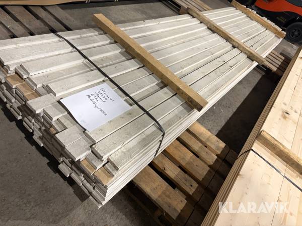 Ytterpanel 22x70 Vitgrund