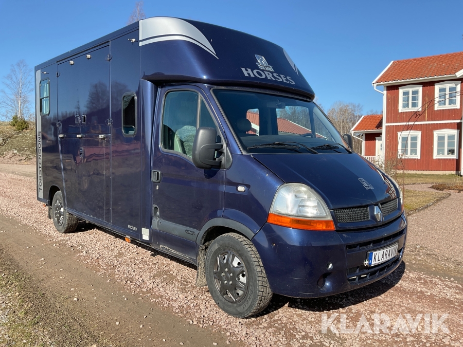 Hästlastbil Renault Master Theault