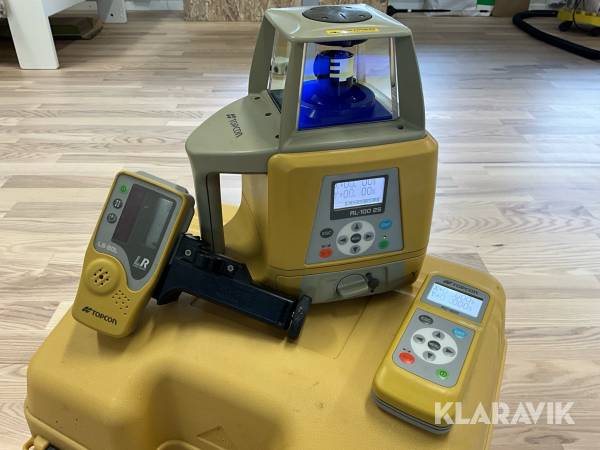 Tvåfallslaser Topcon RL-100 2S kalibrerad