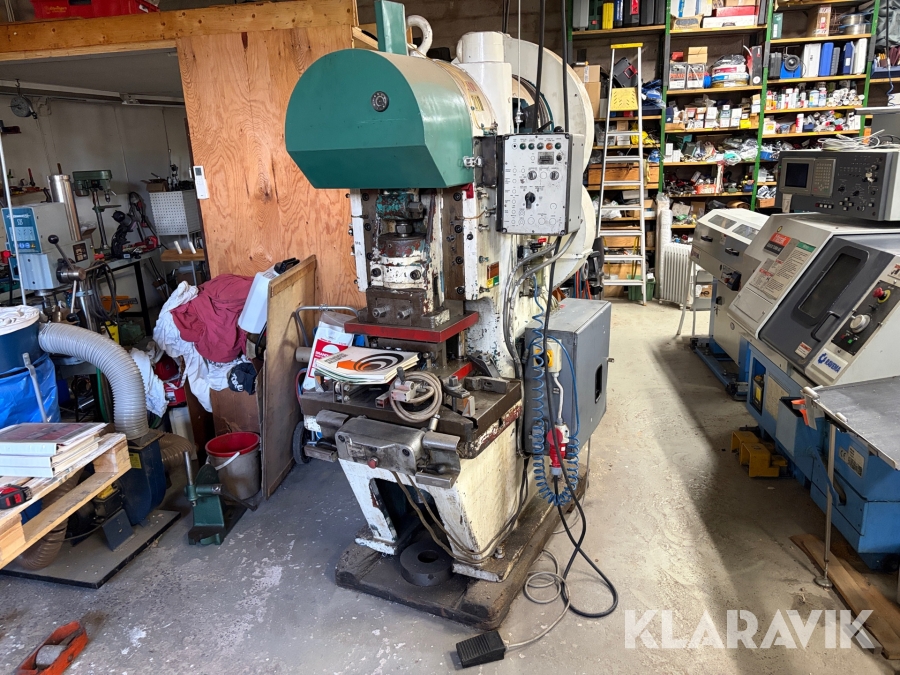 Excenterpress med lamell Smålandsstenars Mekaniska Verkstad DSFV-50 50 ton