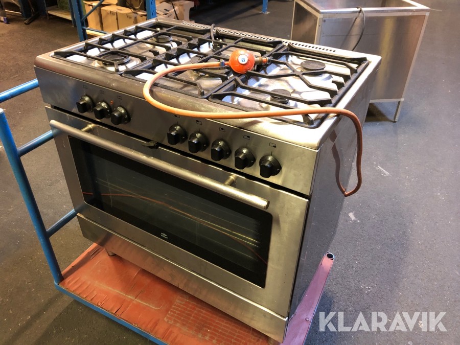 Gasspis/ugn Ikea/Whirlpool PRO A70 S med gasregulator