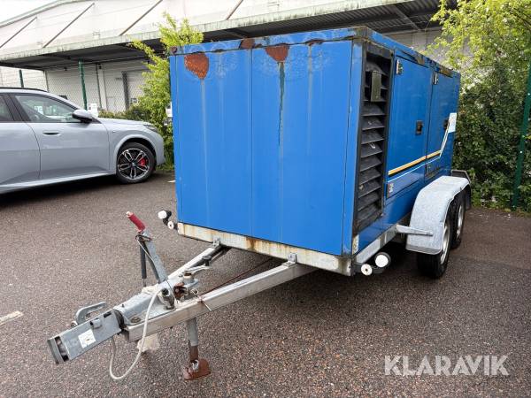 Elverk på släp Genetech GTC 100M 115 kVA