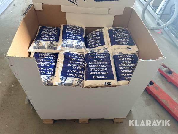 Tösalt ca 56 st påsar (5 kg)
