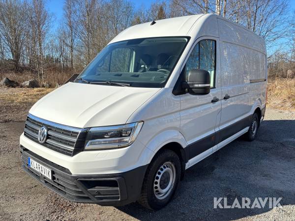 Skåpbil Volkswagen Crafter med bakgavellyft