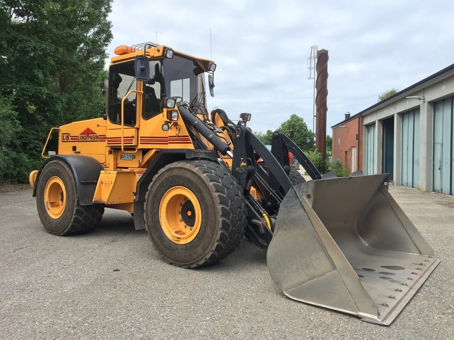 Hjullastare m Skopa + Pallgafflar