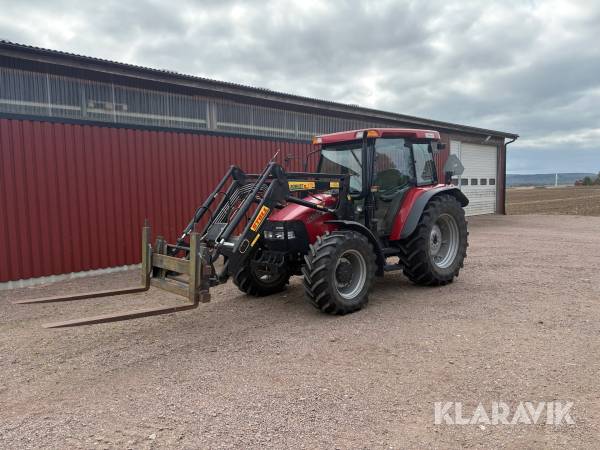 Traktor Case IH JX100U med frontlastare