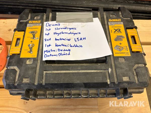 Skruvdragare & Slagskruvdragare Dewalt DCD709 & DCF809