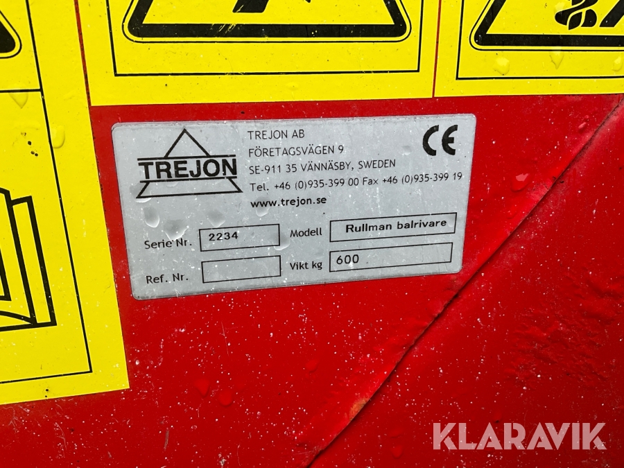Balrivare Trejin Rullman, Flen, Klaravik auktioner