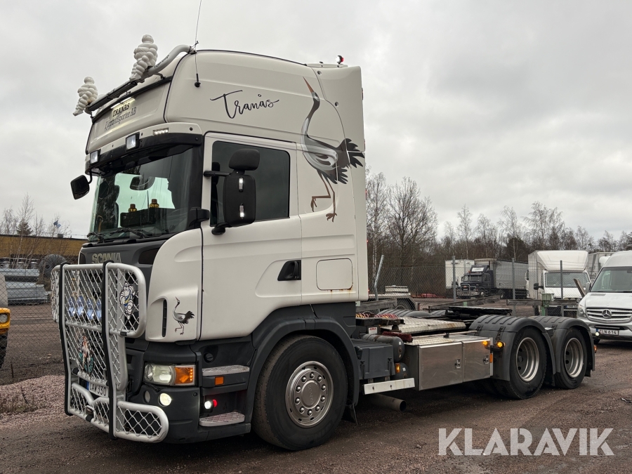 Lastbil Scania R420  6x2 - Skåp & vändskiva