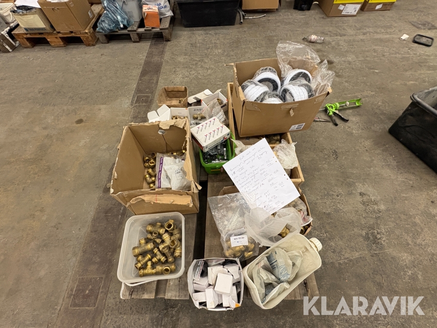 Parti med VVS detaljer
