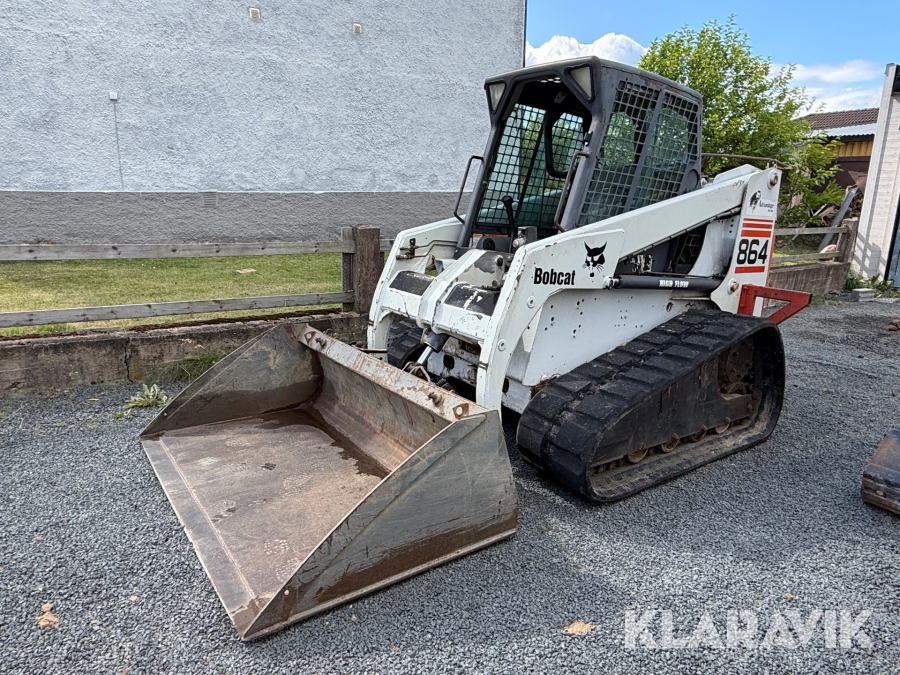 Kompaktlastare Bobcat 864 med tillbehör