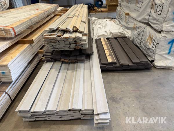 Fasadpanel tätfals & enkelfals 22x 95 & 145