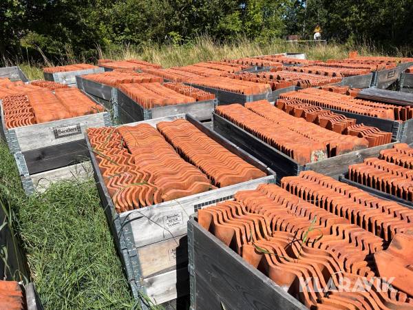 Tegelpannor Vittinge 10 pall