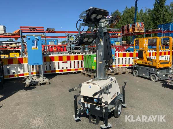 Belysningsmast på hjul 7m Generac Link T3