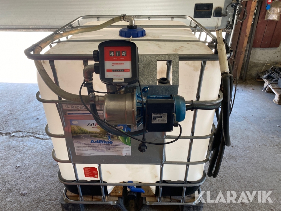 AdBlue Tank med Eldriven pump