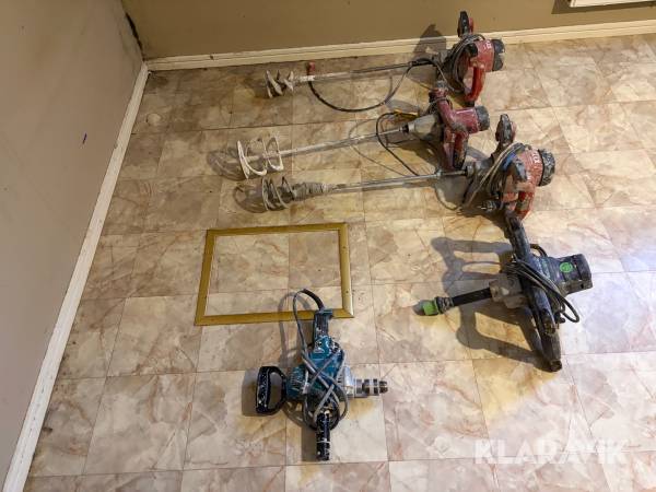 Betongblandare samt Borrmaskin Flex/Einhall/Festool/Makita MXE 900/MXE 1102/TC-MY 1400-2 E/ MX 1000/2 E EF/DS4012 5 st