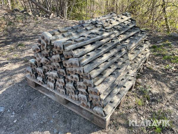 Gummipads tilll 20-25tons grävmaskin Entrack 700mm