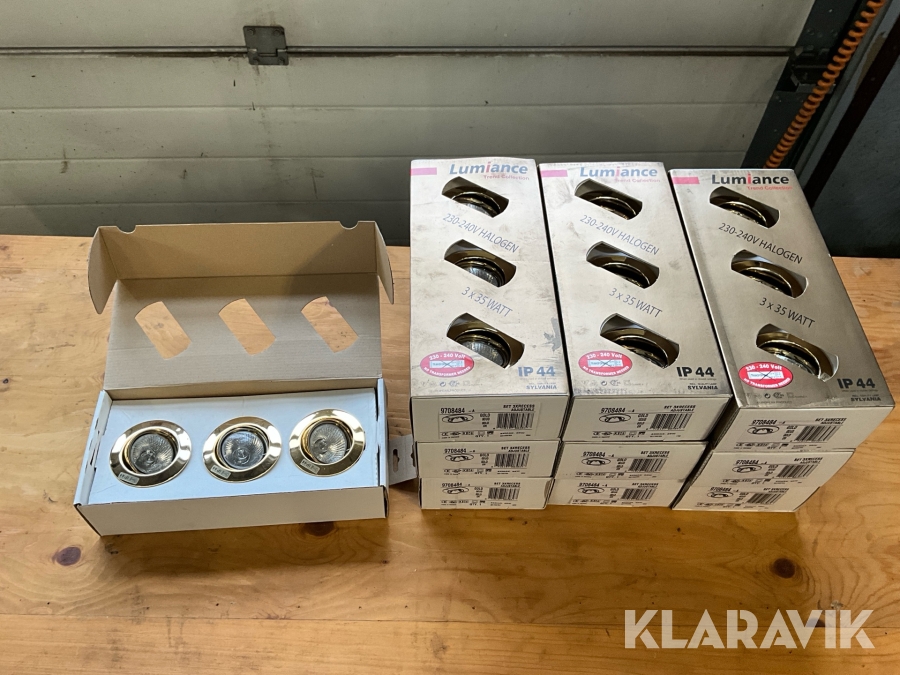 Belysning Lumiance Spotlights 3x35w 30st