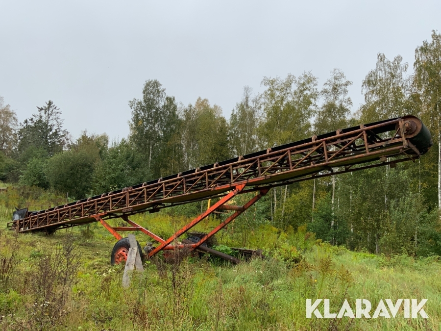 Transportband för sorterverk
