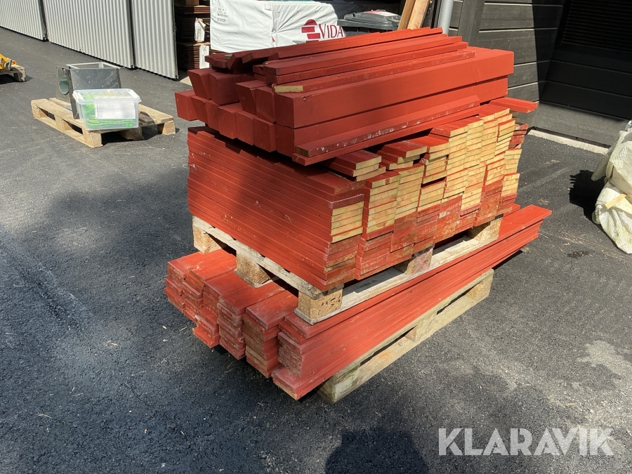 Staketstolpar/panel material