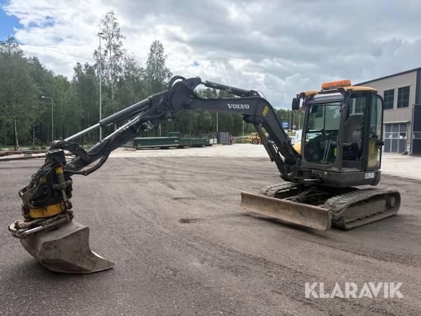 Grävmaskin Volvo ECR50D med tiltrotator