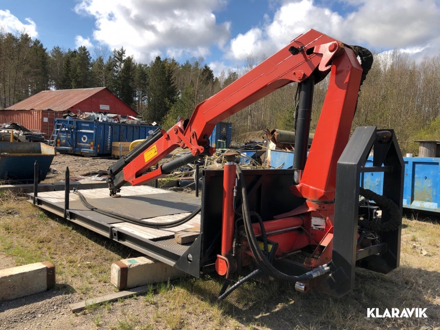 Kran på Lastväxlarflak Palfinger PK10500BY 