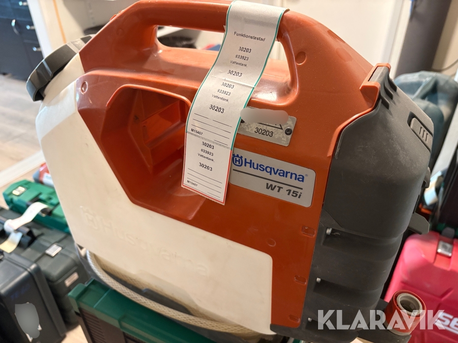 Vattentank batteridriven Husqvarna WT 15i