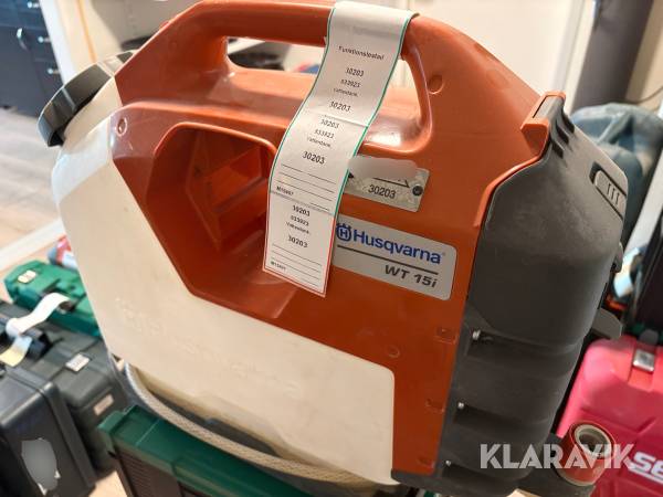 Vattentank batteridriven Husqvarna WT 15i
