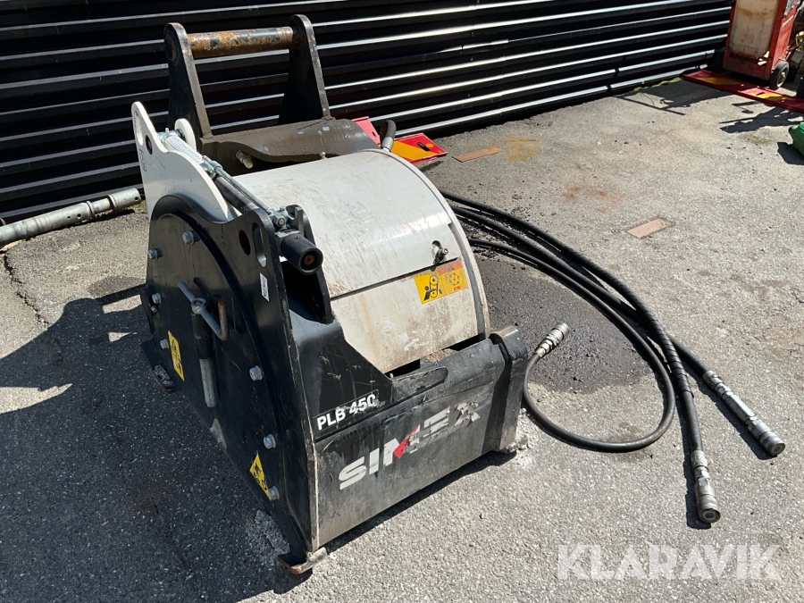 Asfaltsfräs Simex PLB 450 med S60 fäste