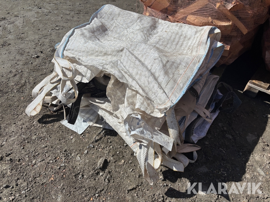 Vedsäckar 1,5m3 Bluepack 6st