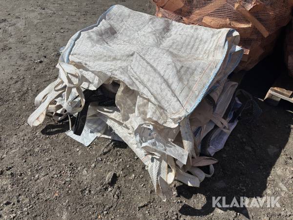 Vedsäckar 1,5m3 Bluepack 6st